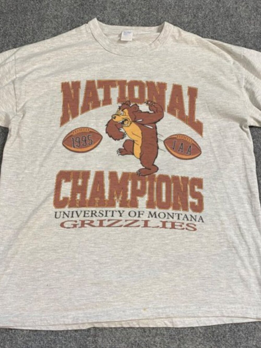 Vintage 90s Montana Grizzlies Football Shirt, University of Montana Shirt tee